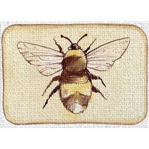 East Urban Home Bee Brown Area Rug | Wayfair